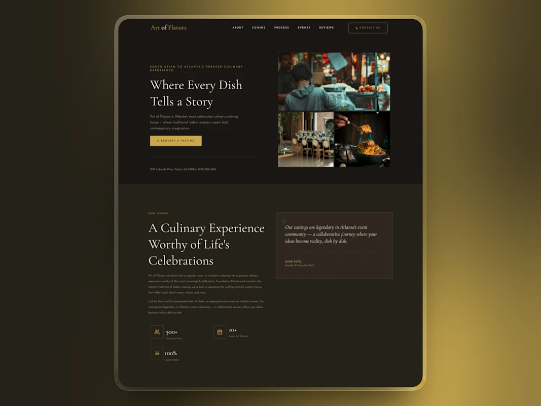 Art of Flavors — Luxury Dining