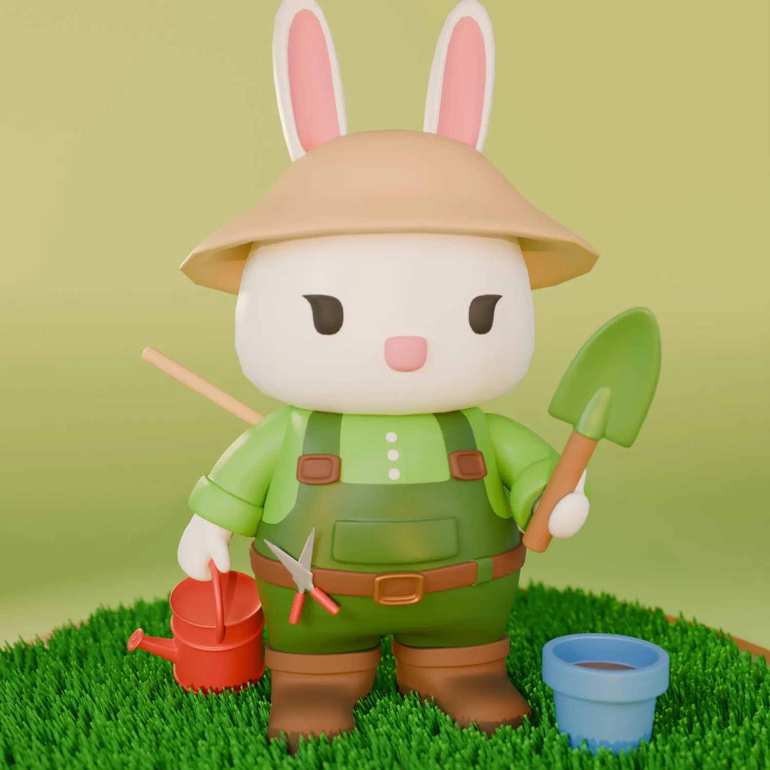 Art Toy Conejo · Escultura & Personaje 3D
